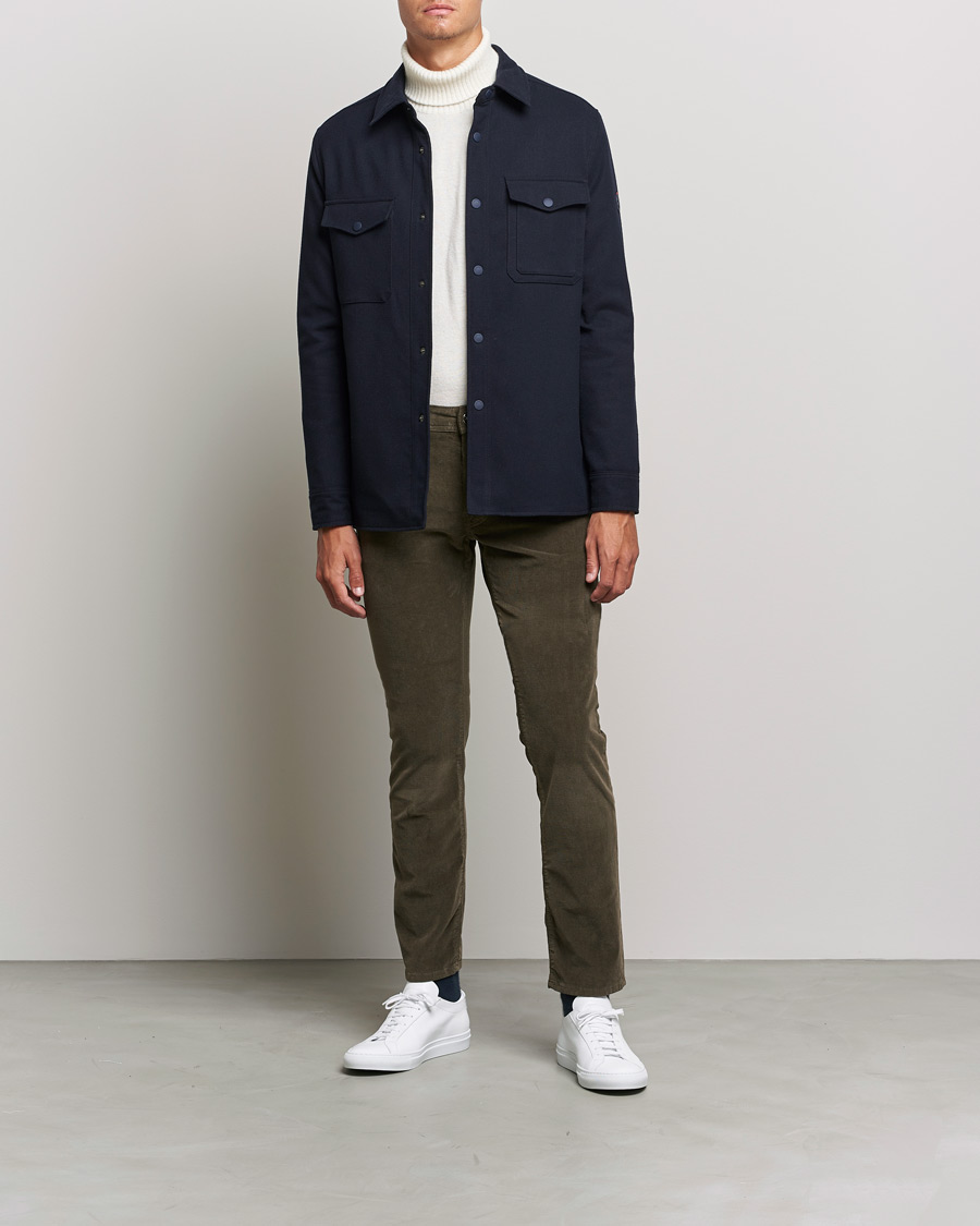 Men | Trousers | Jacob Cohën | Bard 5-Pocket Corduroy Trousers Brown