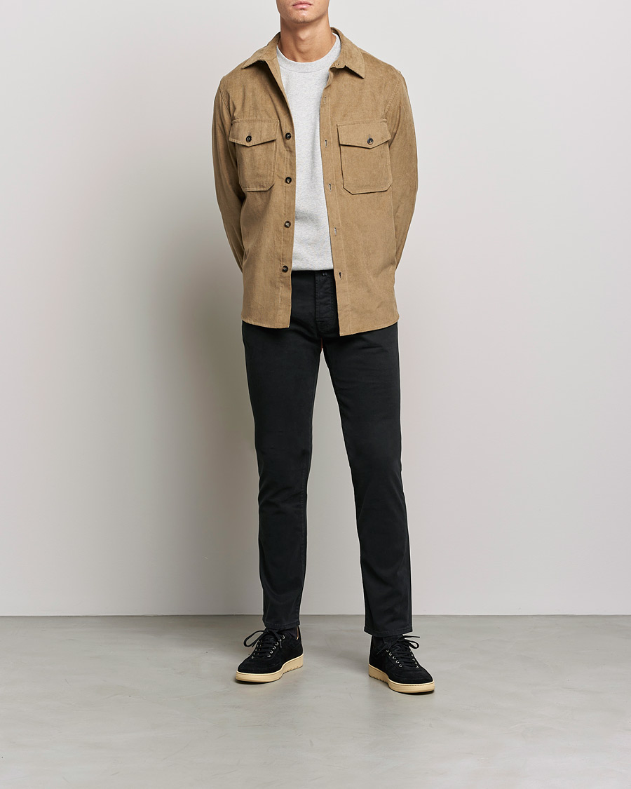 Men | Trousers | Jacob Cohën | Bard 5-Pocket Cotton Trousers Black