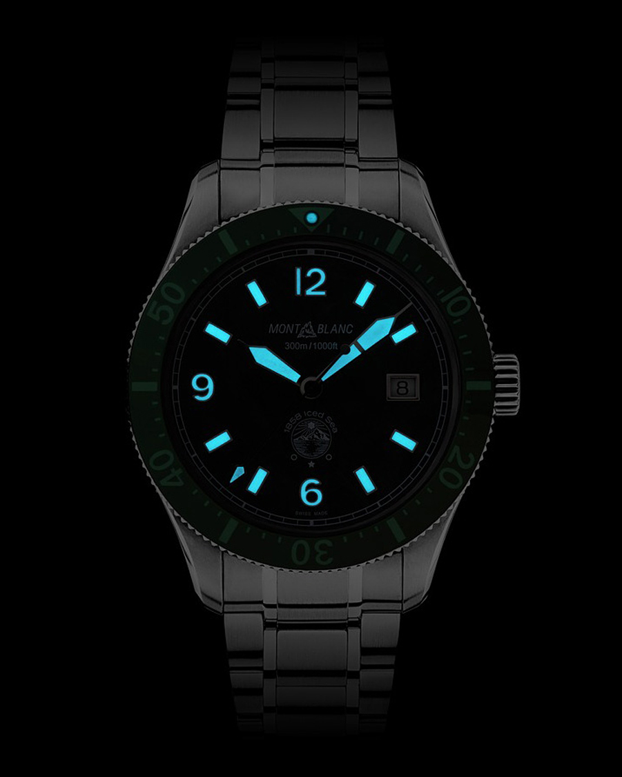 Men | Montblanc 1858 Iced Sea Automatic 41mm Green | Montblanc | 1858 Iced Sea Automatic 41mm Green