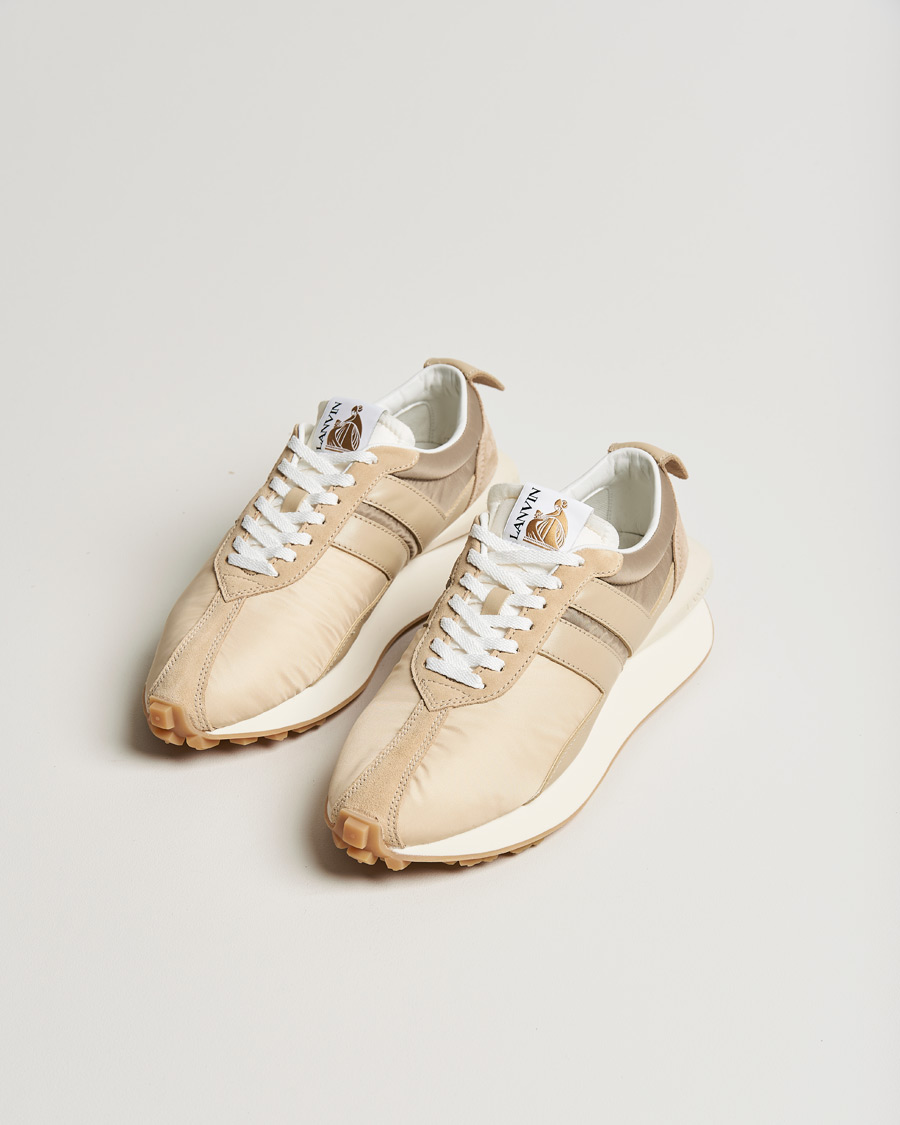 Men | Lanvin Bumpr Running Sneakers Ecru | Lanvin | Bumpr Running Sneakers Ecru