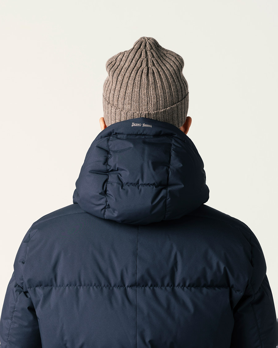 Men | Piacenza Cashmere Ribbed Cashmere Beanie Taupe | Piacenza Cashmere | Ribbed Cashmere Beanie Taupe