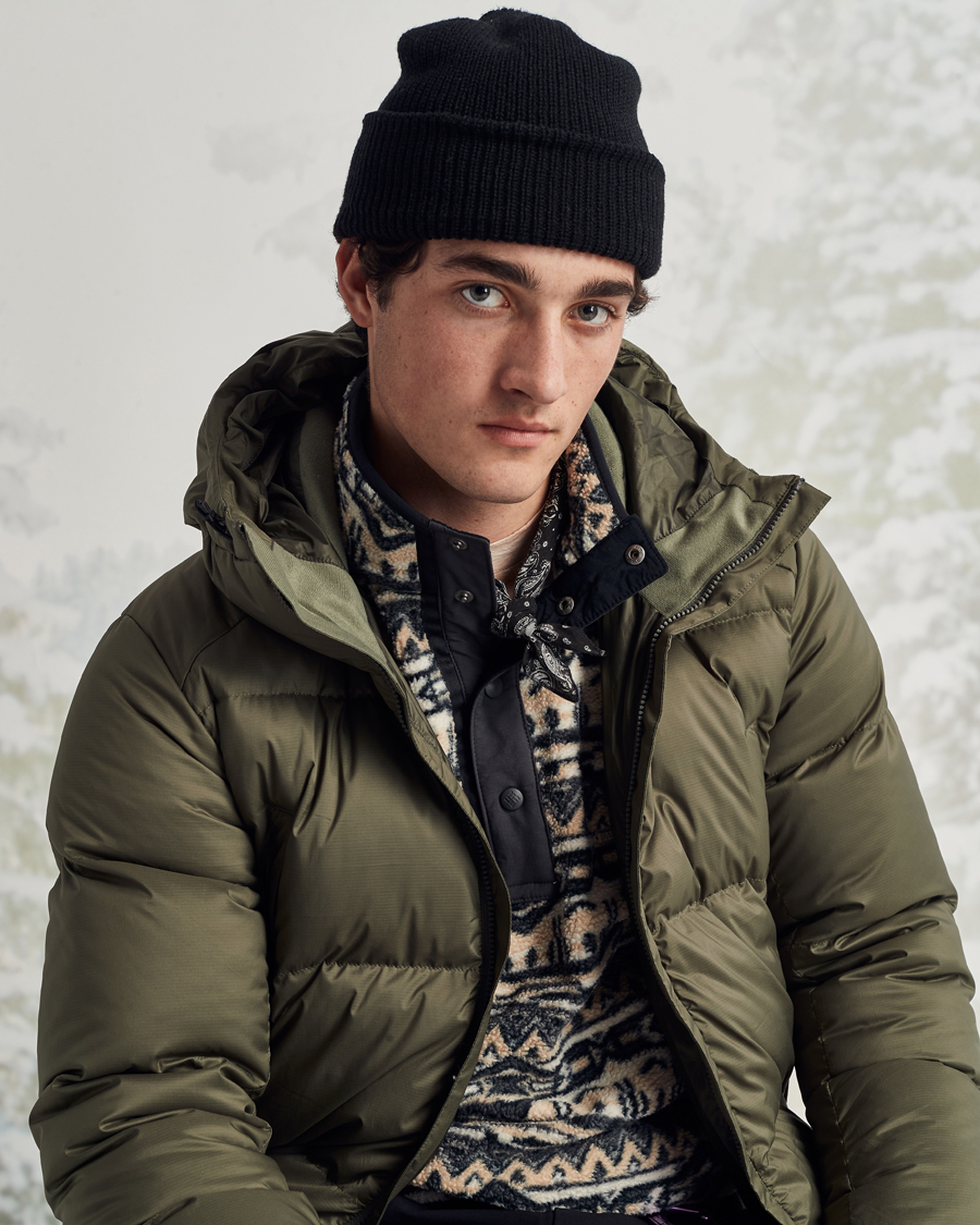 Men | Coats & Jackets | Snow Peak | Recycled Light Down Jacket Olive