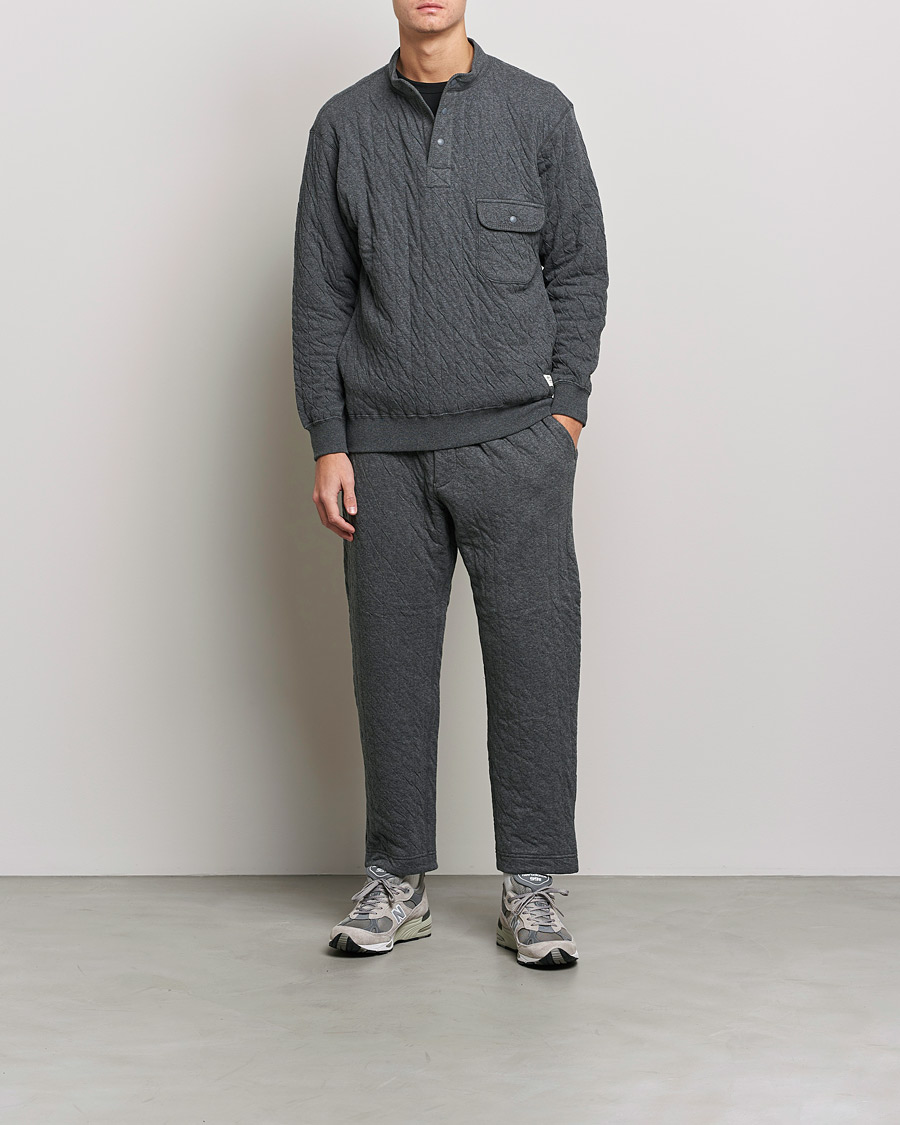 Men | Sweaters & Knitwear | Snow Peak | Natural Warm Stretch Pullover Medium Grey