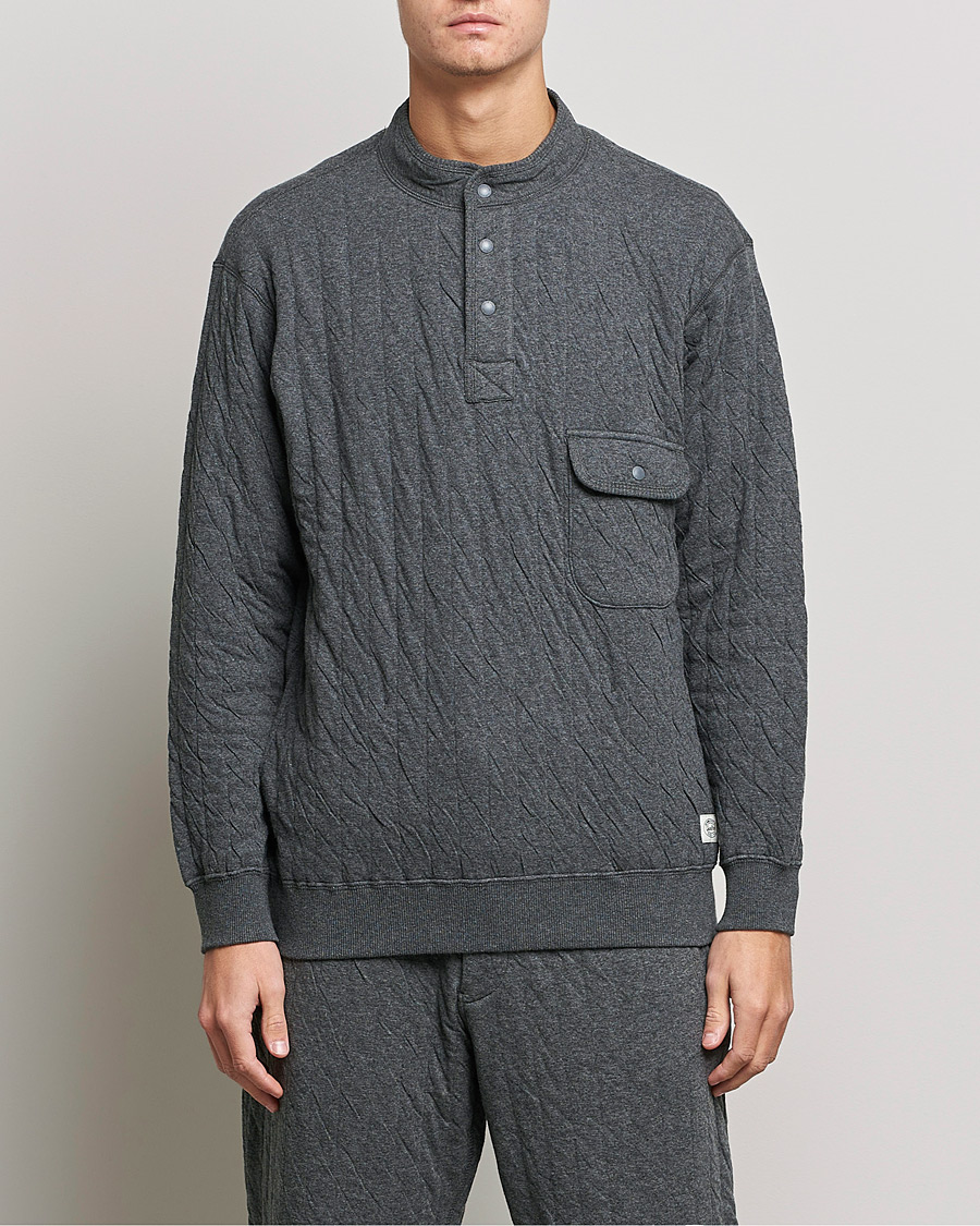 Men | Sweaters & Knitwear | Snow Peak | Natural Warm Stretch Pullover Medium Grey