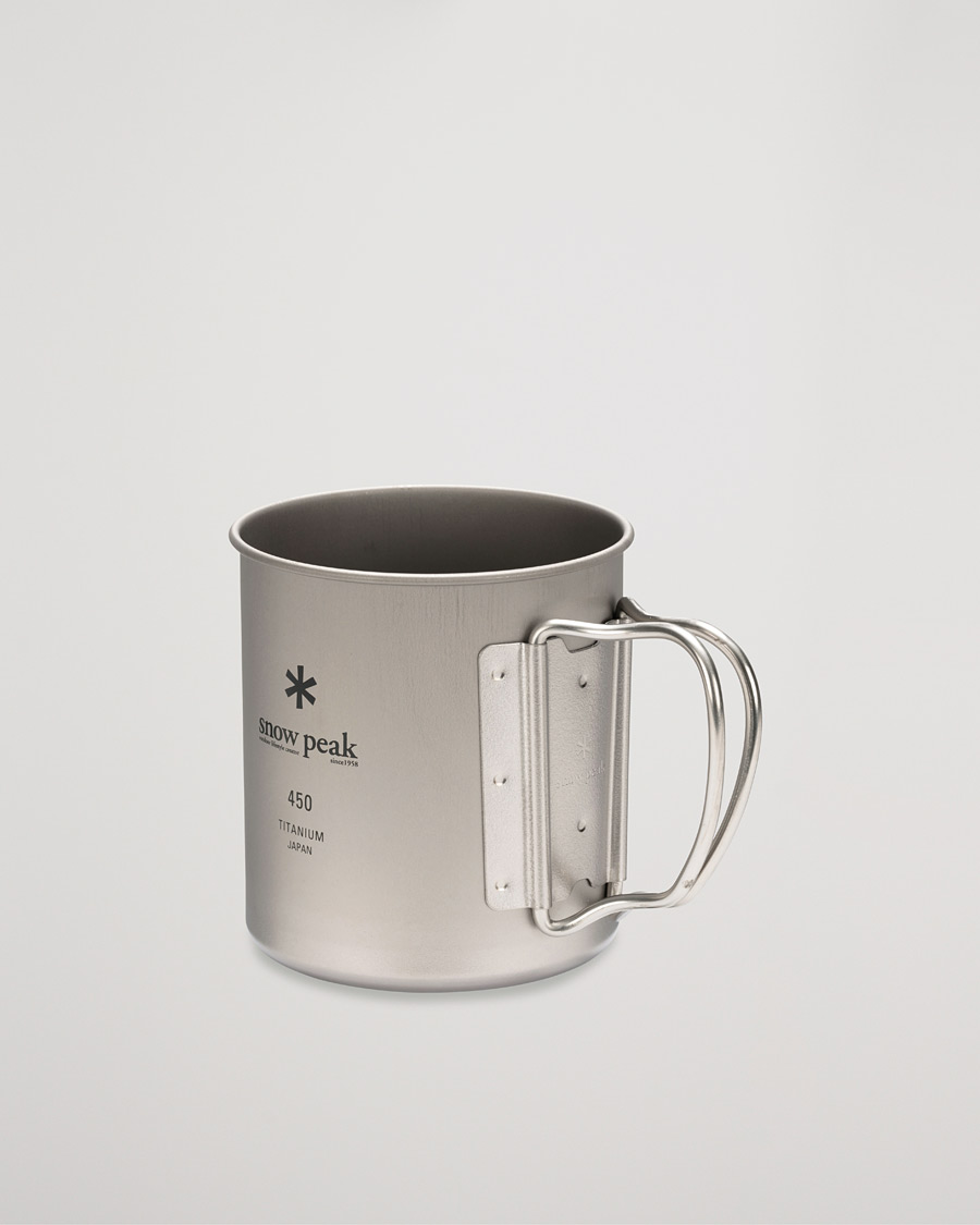 Men | Outdoor living | Snow Peak | Single Wall Mug 450 Titanium