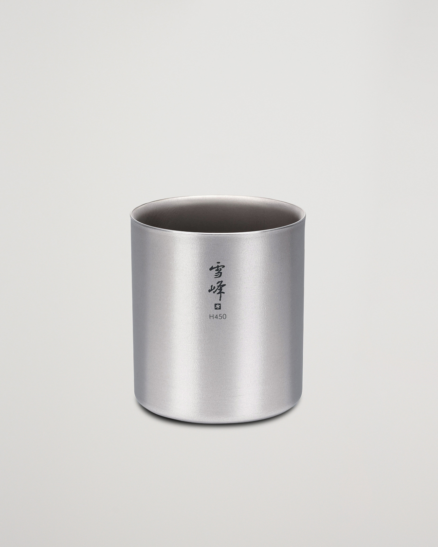 Men | Outdoor living | Snow Peak | Double Wall Stacking Mug 450 Titanium