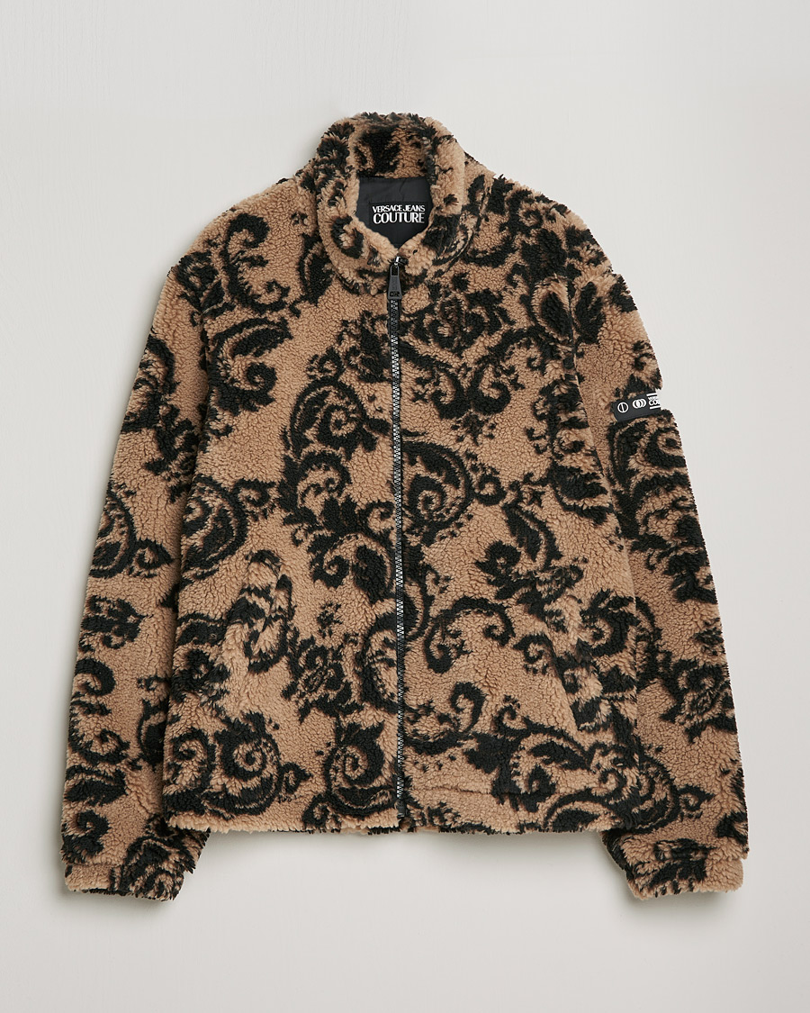 Men | Coats & Jackets | Versace Jeans Couture | Teddy Jacquard Jacket Tortora