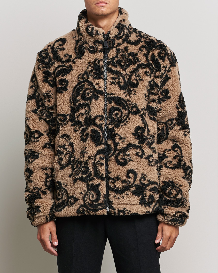 Men | Coats & Jackets | Versace Jeans Couture | Teddy Jacquard Jacket Tortora