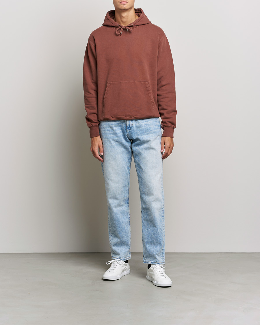 Men | Sweaters & Knitwear | Colorful Standard | Classic Organic Hood Cinnamon Brown