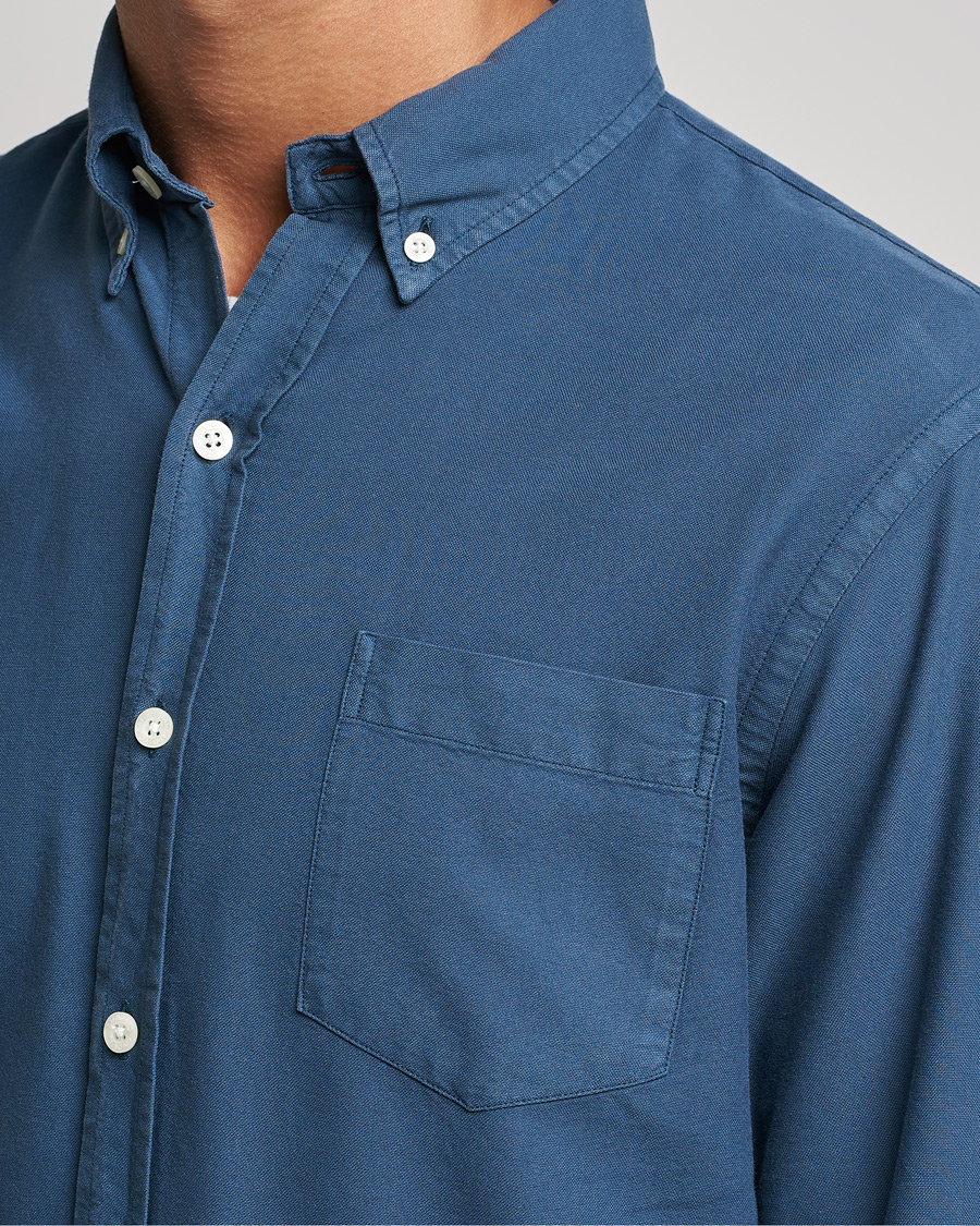 Men | Shirts | Colorful Standard | Classic Organic Oxford Button Down Shirt Petrol Blue