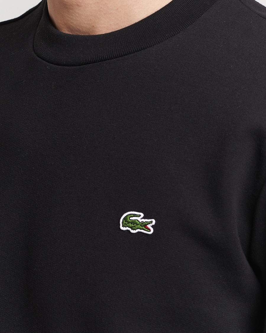Men | Sweaters & Knitwear | Lacoste | Crew Neck Sweatshirt Black