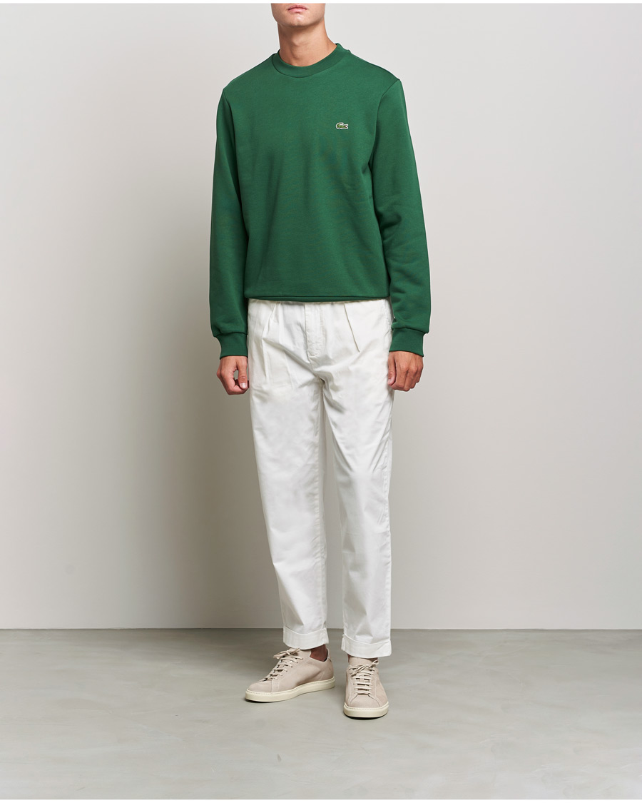 Men | Sweaters & Knitwear | Lacoste | Crew Neck Sweatshirt Green