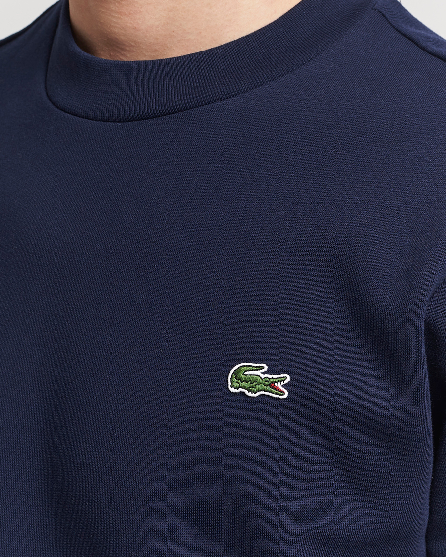 Men | Sweaters & Knitwear | Lacoste | Crew Neck Sweatshirt Navy Blue