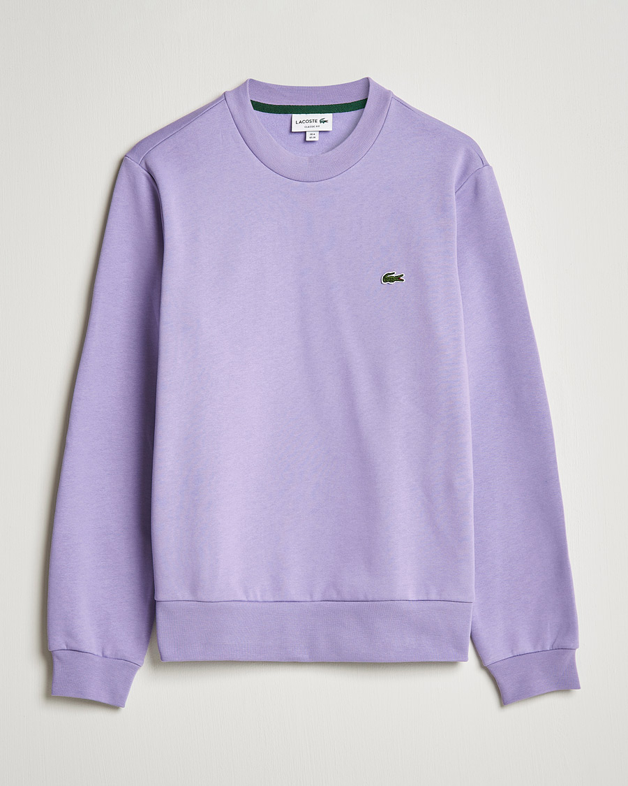 Men | Sweaters & Knitwear | Lacoste | Crew Neck Sweatshirt Neva Purple