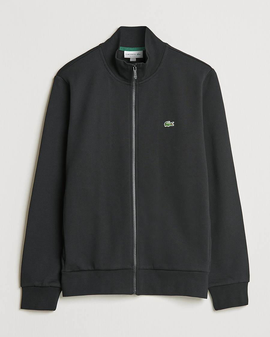 Men | Sweaters & Knitwear | Lacoste | Full Zip Sweater Black