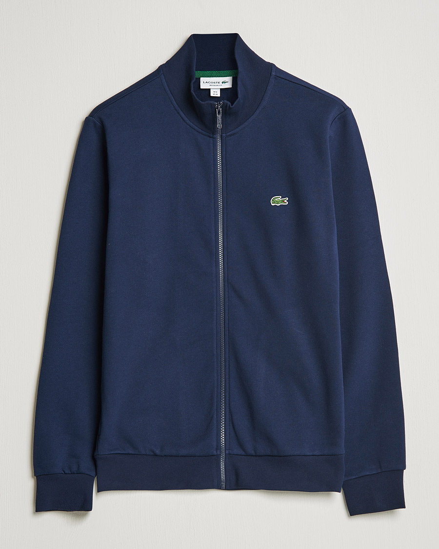 Men | Sweaters & Knitwear | Lacoste | Full Zip Sweater Navy