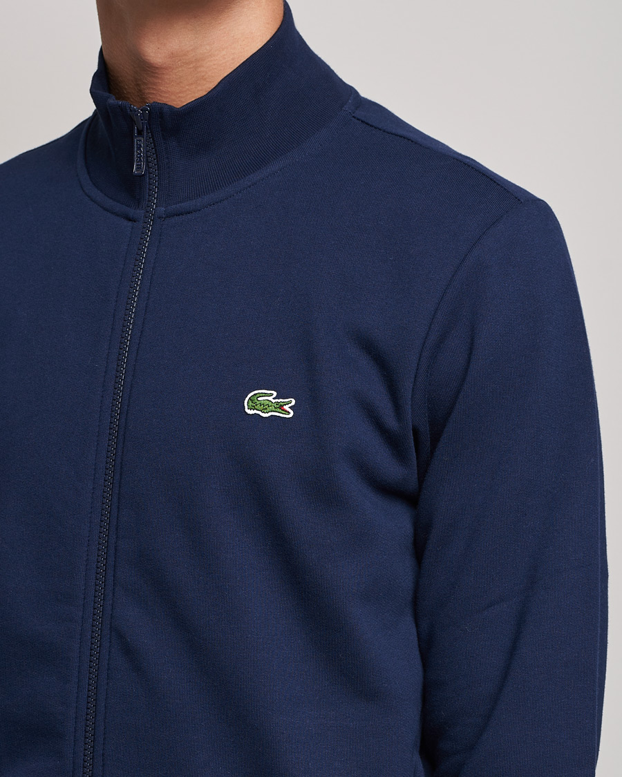 Men | Sweaters & Knitwear | Lacoste | Full Zip Sweater Navy
