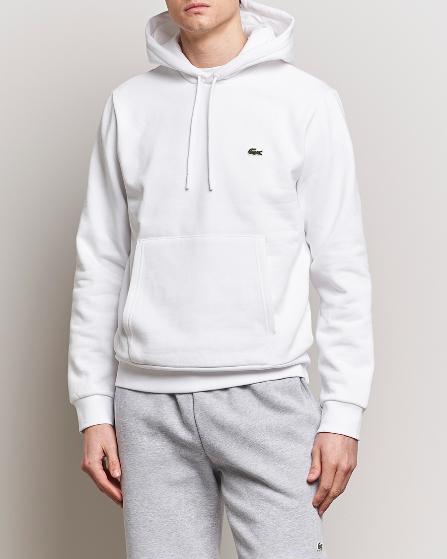 Men | Sweaters & Knitwear | Lacoste | Hoodie White