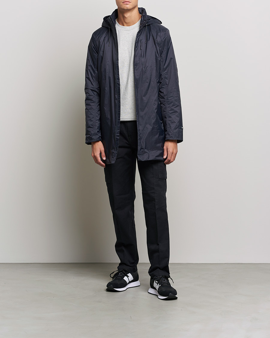 Men | Coats & Jackets | RAINS | Padded Nylon Coat Navy