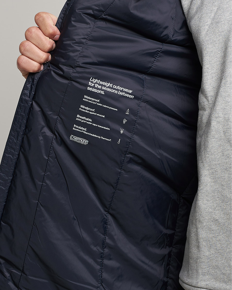 Men | Coats & Jackets | RAINS | Padded Nylon Coat Navy