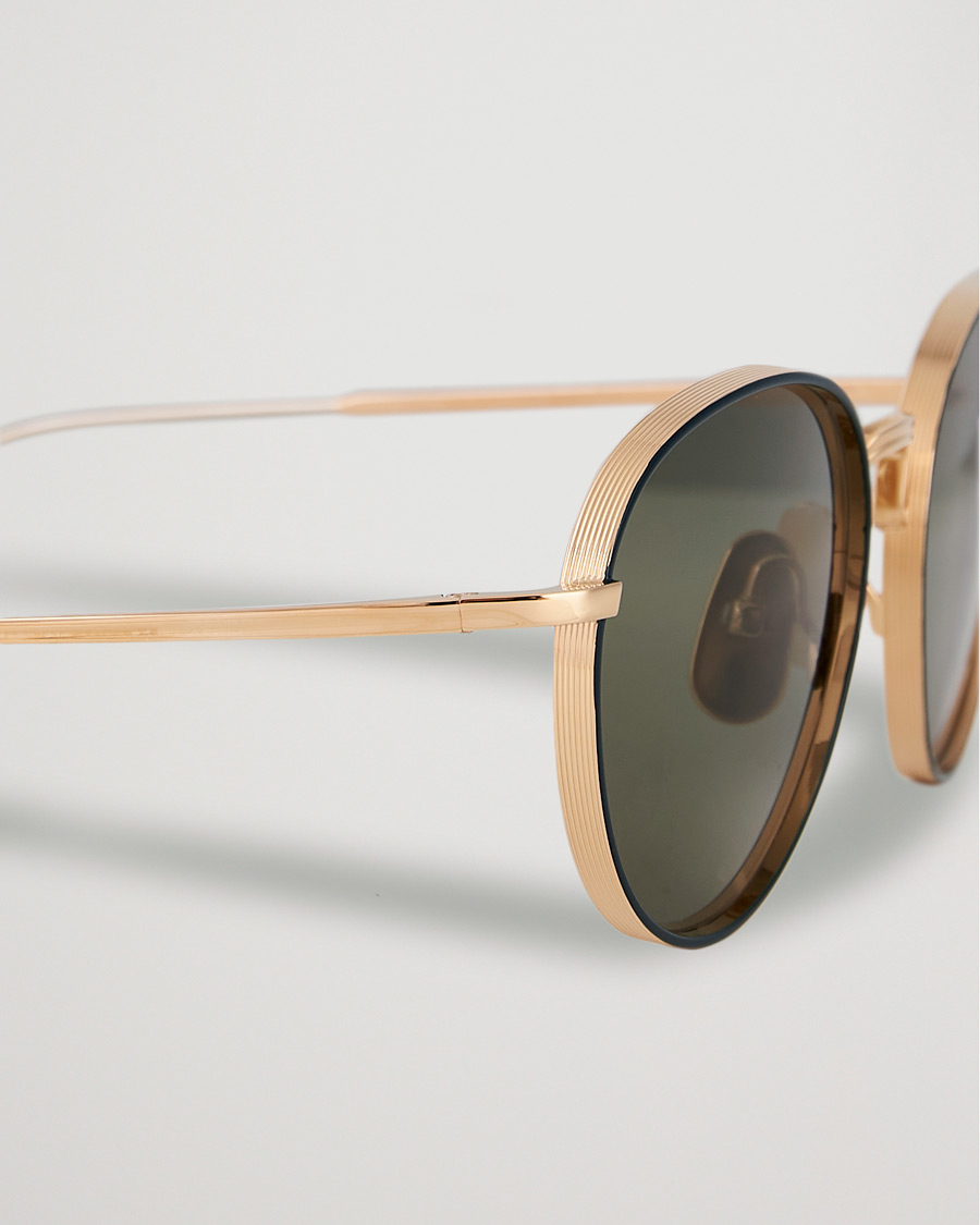 Men | Sunglasses | Thom Browne | TB-S119 Sunglasses Navy/White Gold