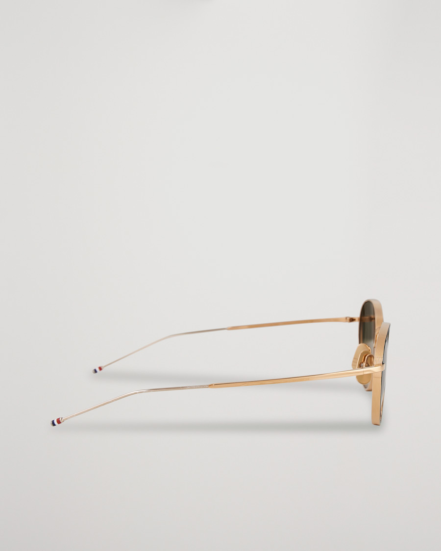 Men | Sunglasses | Thom Browne | TB-S119 Sunglasses Navy/White Gold