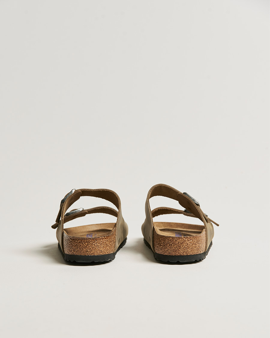 Men | Sandals & Slides | BIRKENSTOCK | Arizona Soft Footbed Faded Khaki Oiled Leather