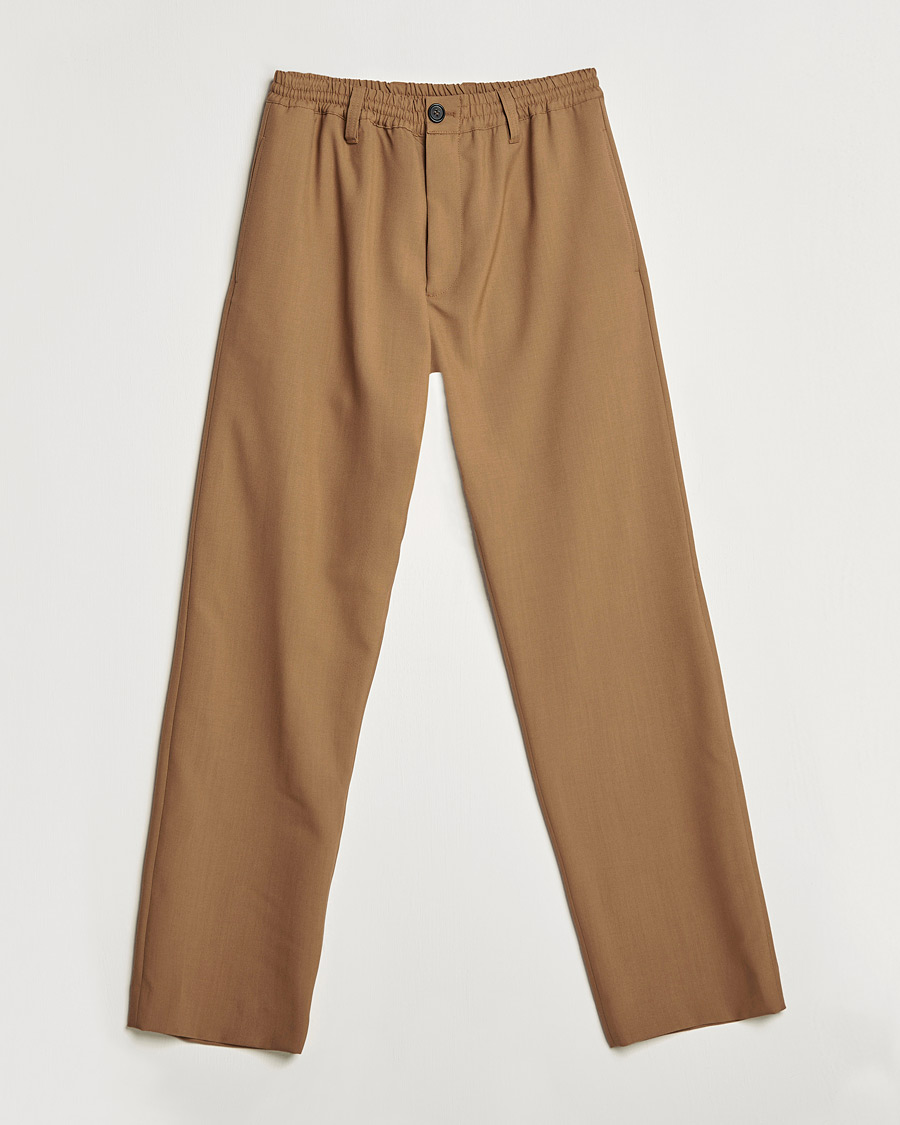 Men | Trousers | Marni | Tropical Wool Trousers Beige