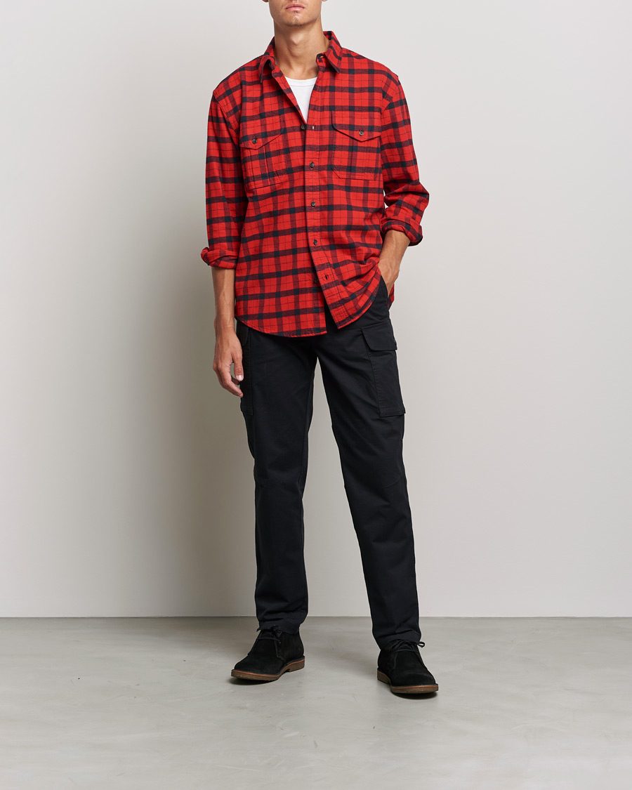 Men | Shirts | Filson | Alaskan Guide Shirt Red Black Plaid