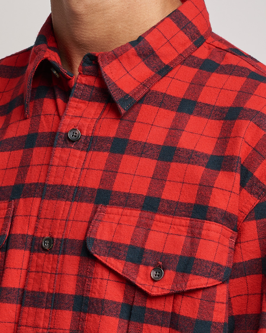 Men | Shirts | Filson | Alaskan Guide Shirt Red Black Plaid