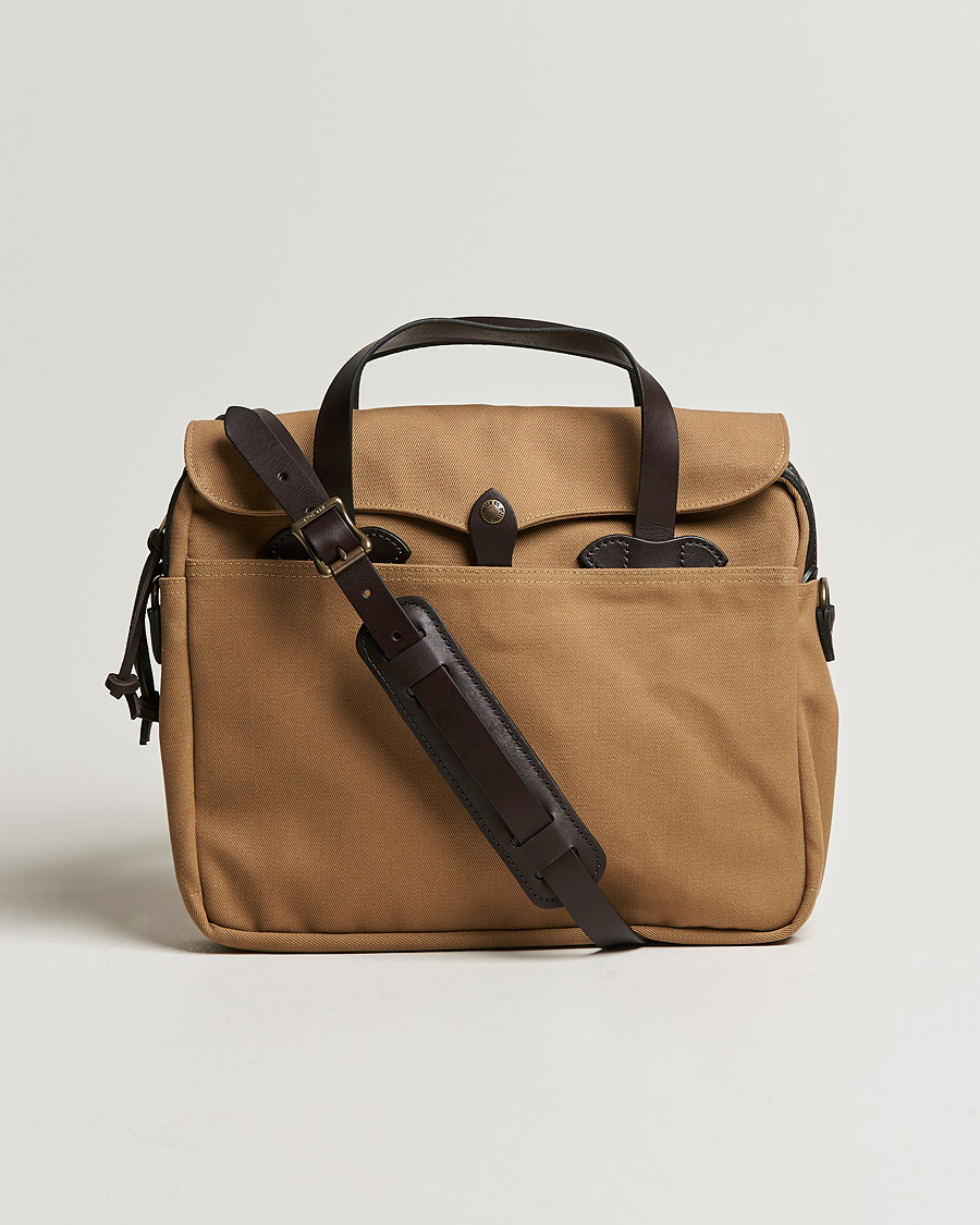 Men | Bags | Filson | Original Briefcase Tan