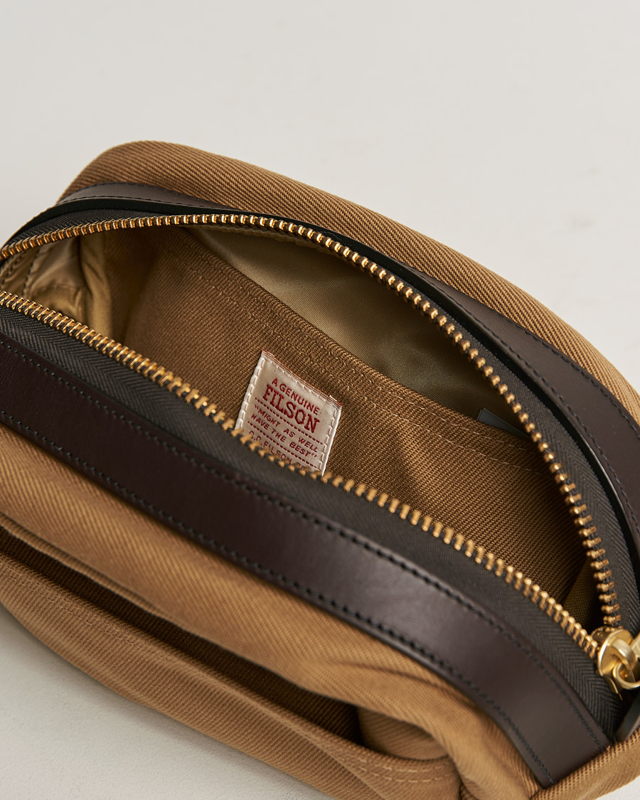 Men | Bags | Filson | Rugged Twill Travel Kit Tan