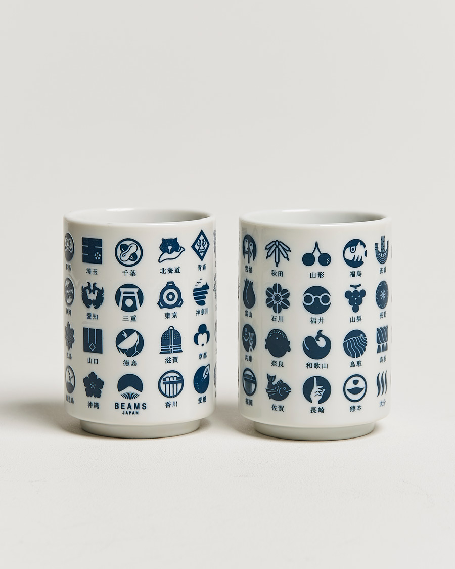 Men | Home | Beams Japan | Todofuken Cup Set White