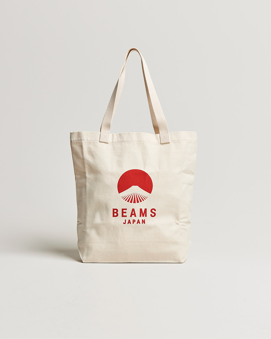 Men | Beams Japan x Evergreen Works Tote Bag White/Red | Beams Japan | x Evergreen Works Tote Bag White/Red