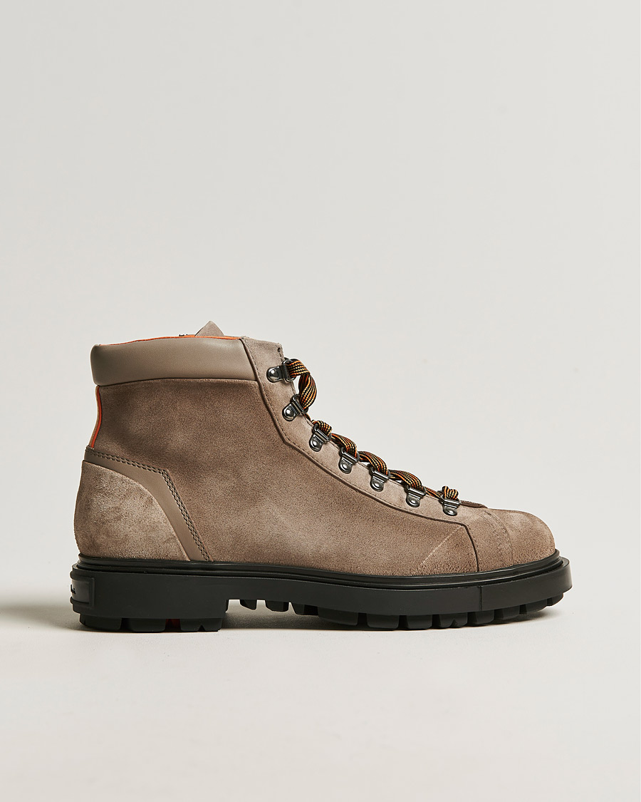 Men | Santoni Winter Boot Beige Suede | Santoni | Winter Boot Beige Suede