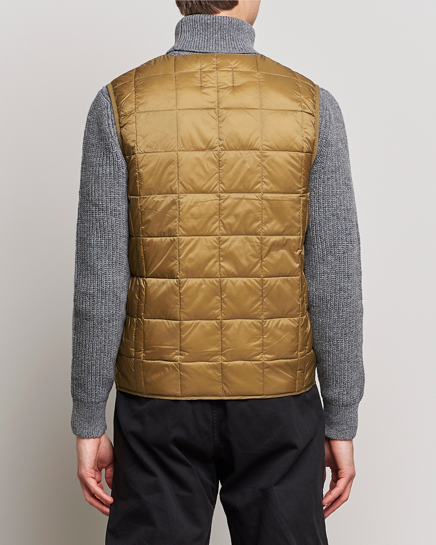 Men | Coats & Jackets | TAION | V-Neck Lightweight Down Vest Beige