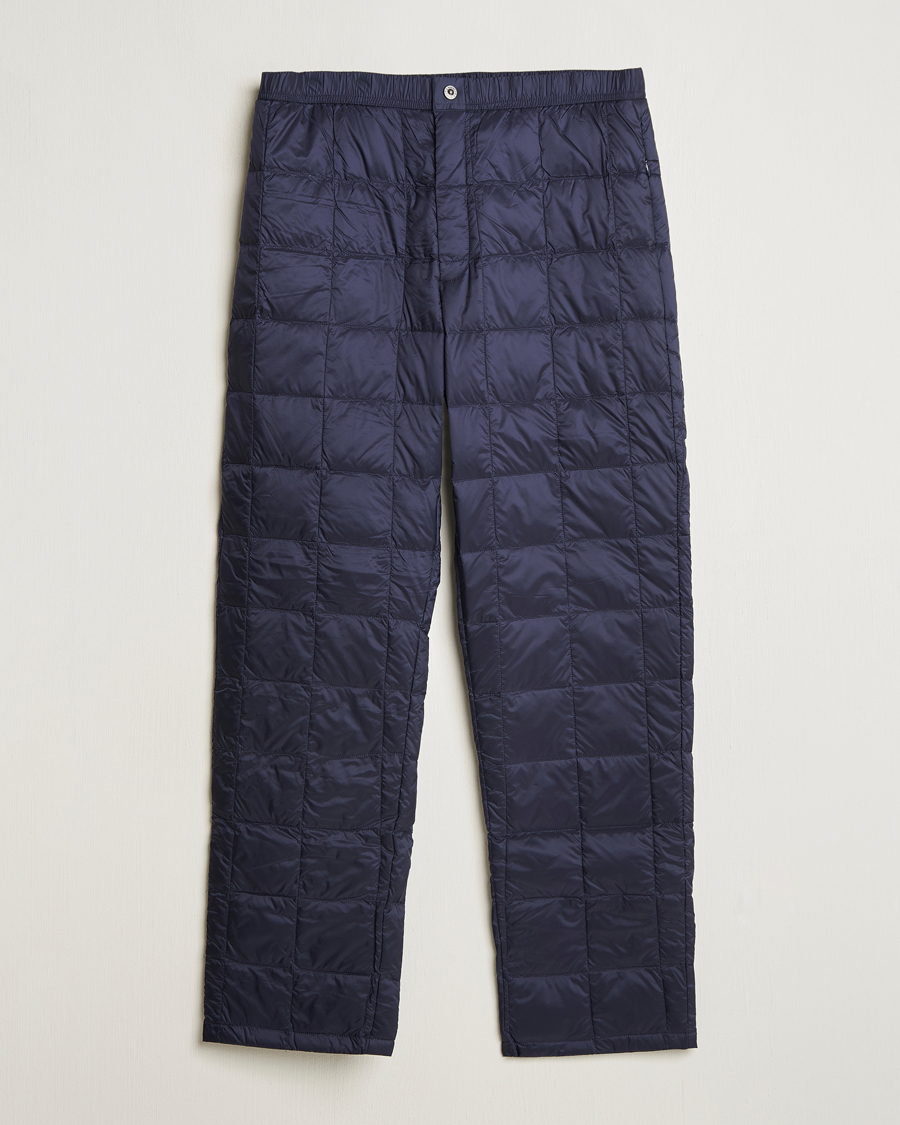 Men | Trousers | TAION | Regular Straight Down Pants Navy