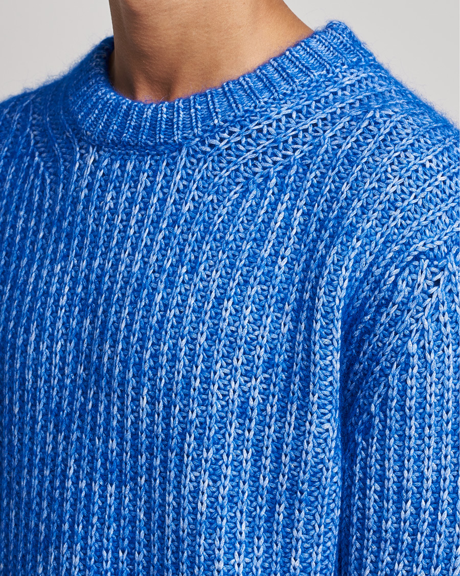 Men | Sweaters & Knitwear | Sunflower | Field Sweater Electric Blue