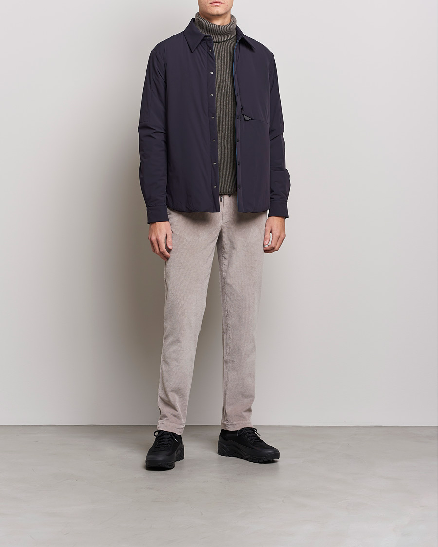 Men | Coats & Jackets | SEASE | Gate Padded Overshirt Navy