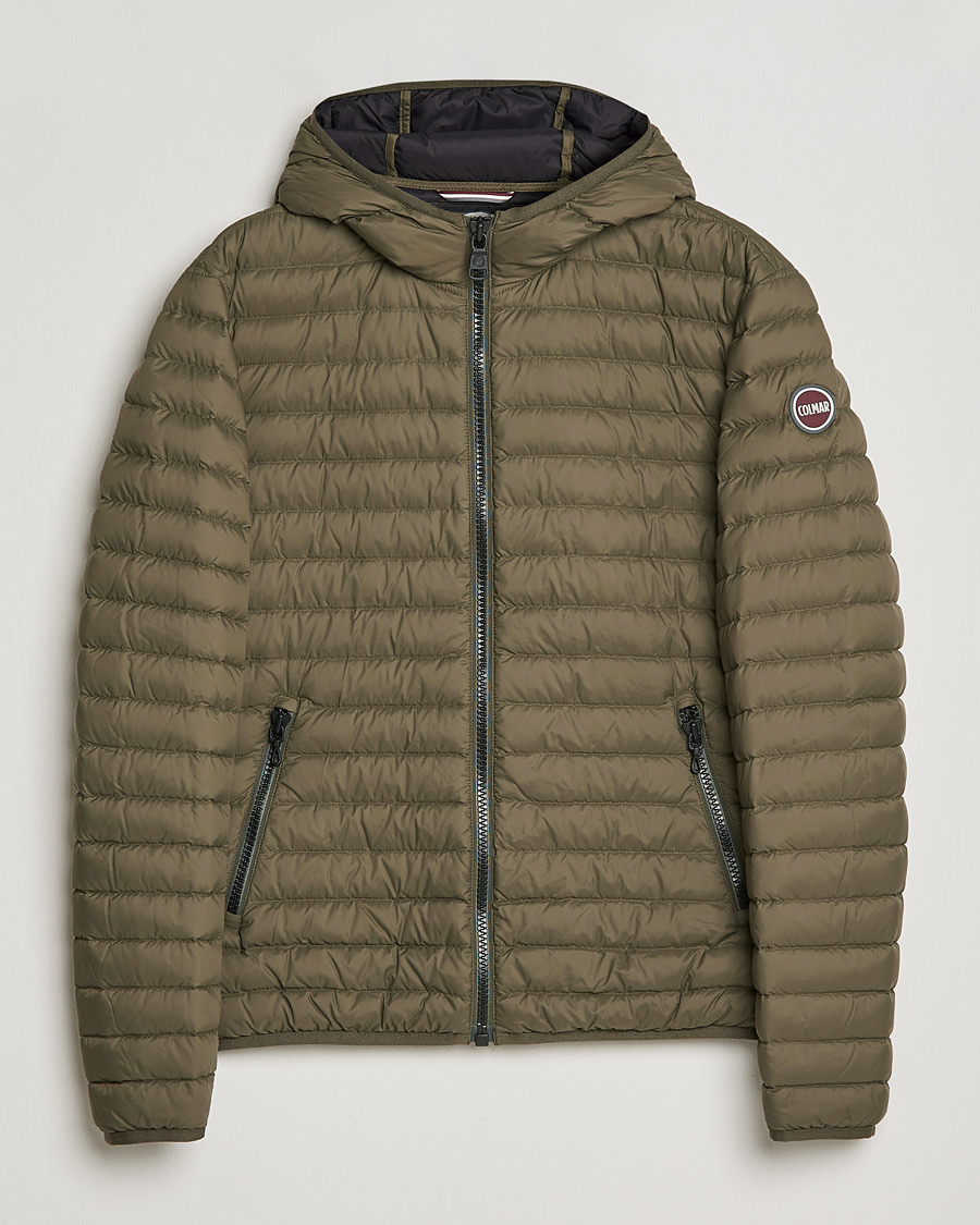 Men | Coats & Jackets | Colmar | Repunk Lightweight Down Hooded Jacket Bush