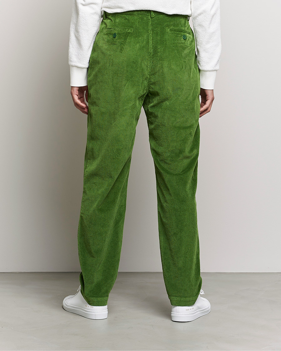 Men | Trousers | Orlebar Brown | Dunmore Cotton Cord Trousers Conifer