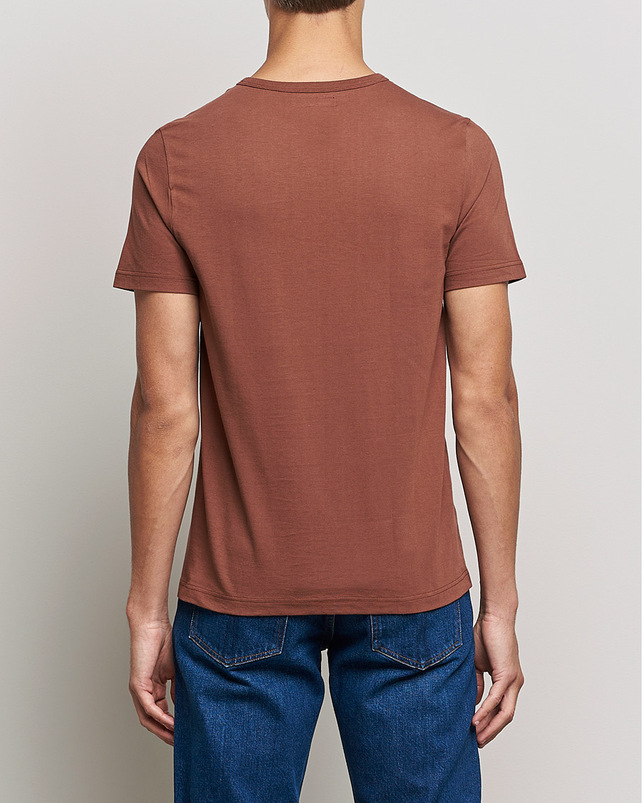 Men | T-Shirts | Merz b. Schwanen | 1950s Classic Loopwheeled Tee Tan