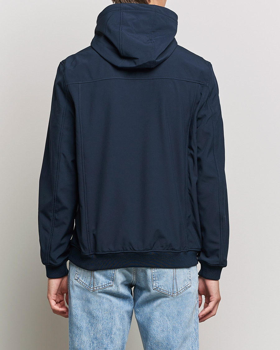 Men | Coats & Jackets | Lyle & Scott | Softshell Hooded Jacket Dark Navy