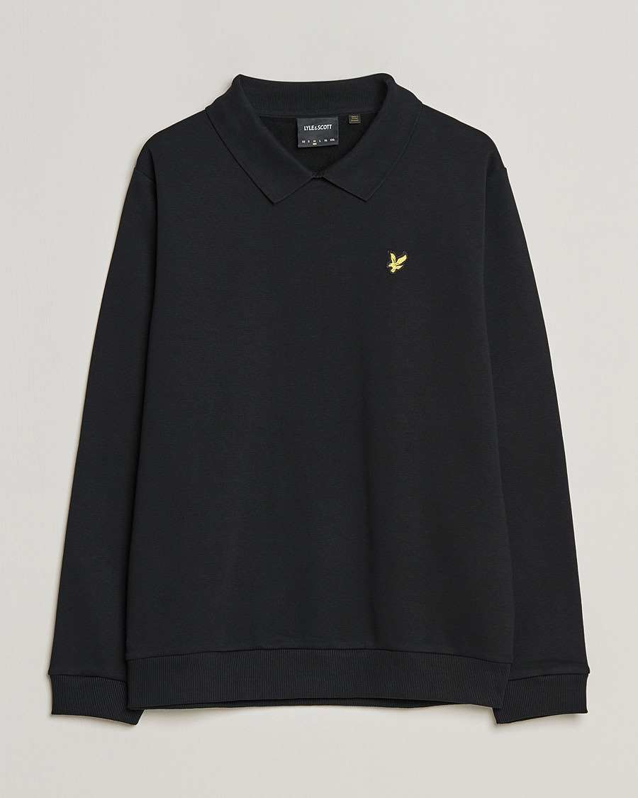 Men | Sweaters & Knitwear | Lyle & Scott | Collored Crew Neck Black