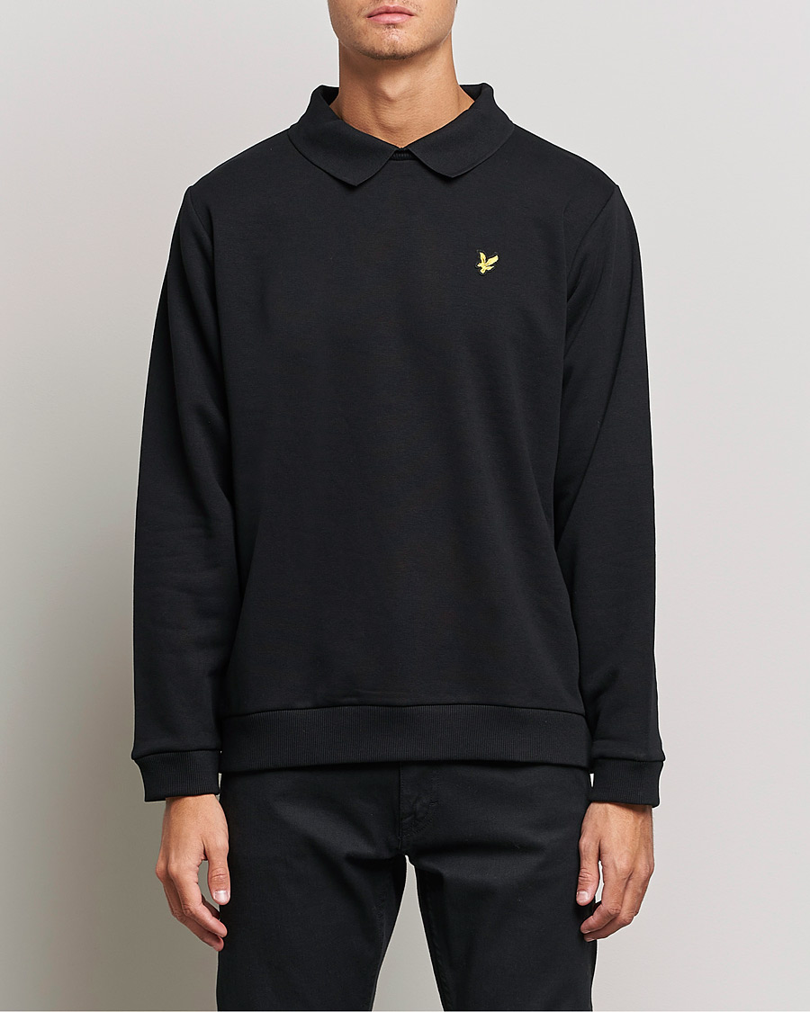 Men | Sweaters & Knitwear | Lyle & Scott | Collored Crew Neck Black