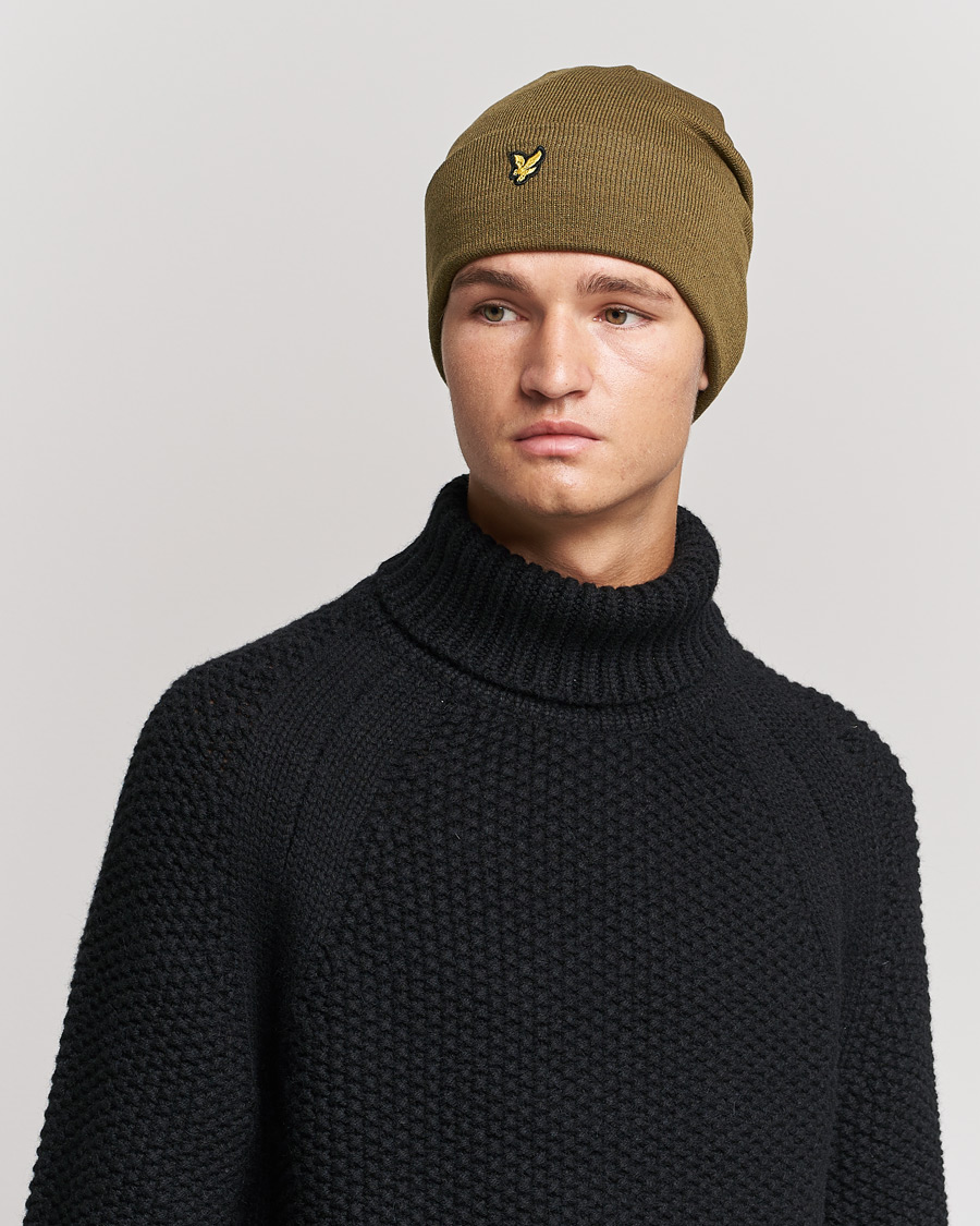Men | Lyle & Scott Beanie Olive | Lyle & Scott | Beanie Olive