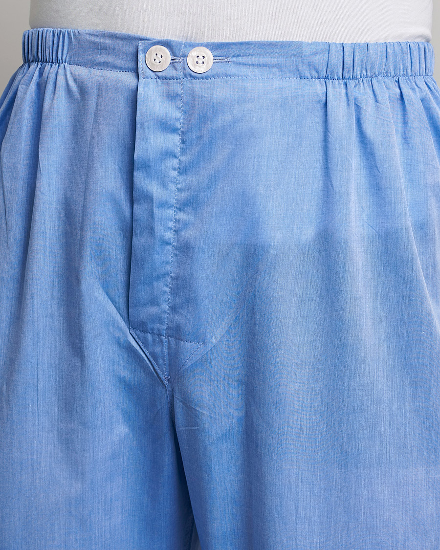 Men | Pyjamas & Robes | Derek Rose | Cotton Pyjama Set Blue