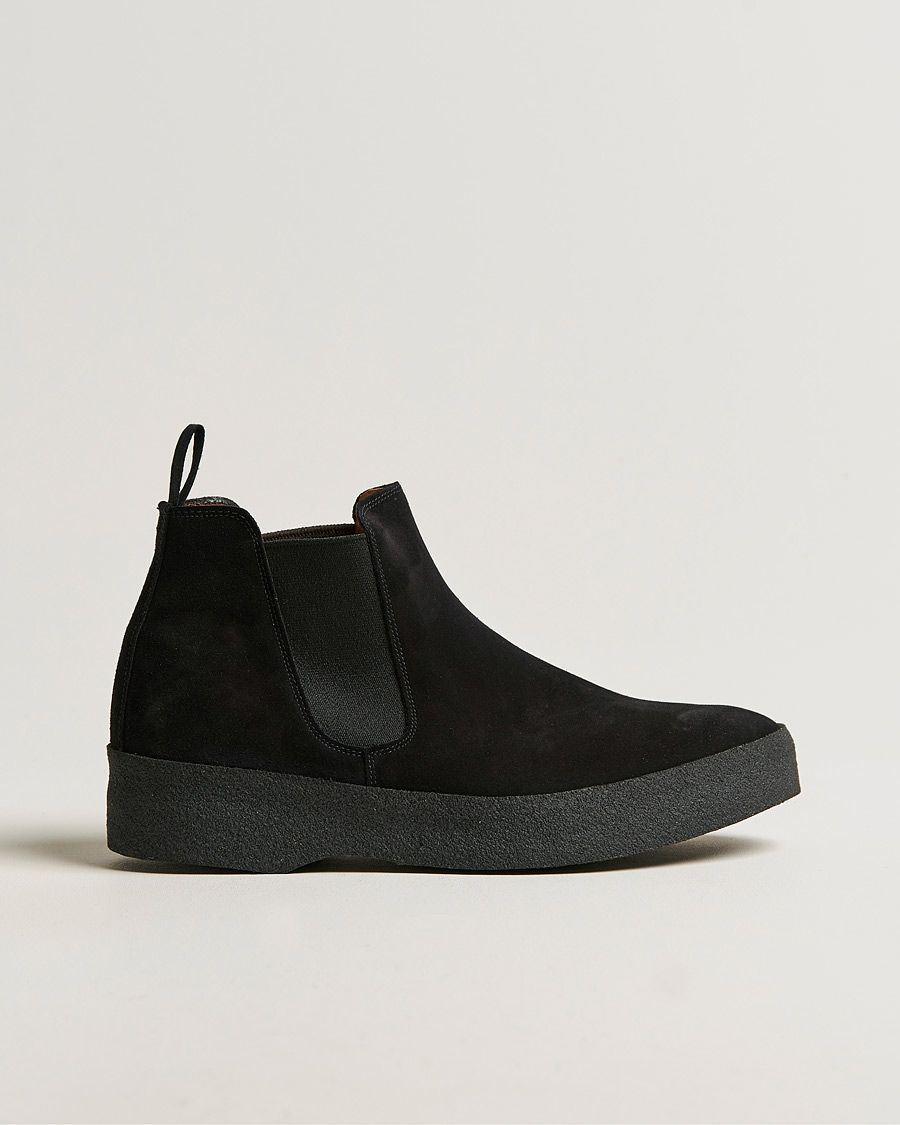 Men | Boots | Sanders | Adam Chelsea Boot Black Suede