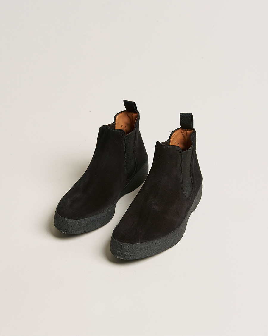 Men | Boots | Sanders | Adam Chelsea Boot Black Suede