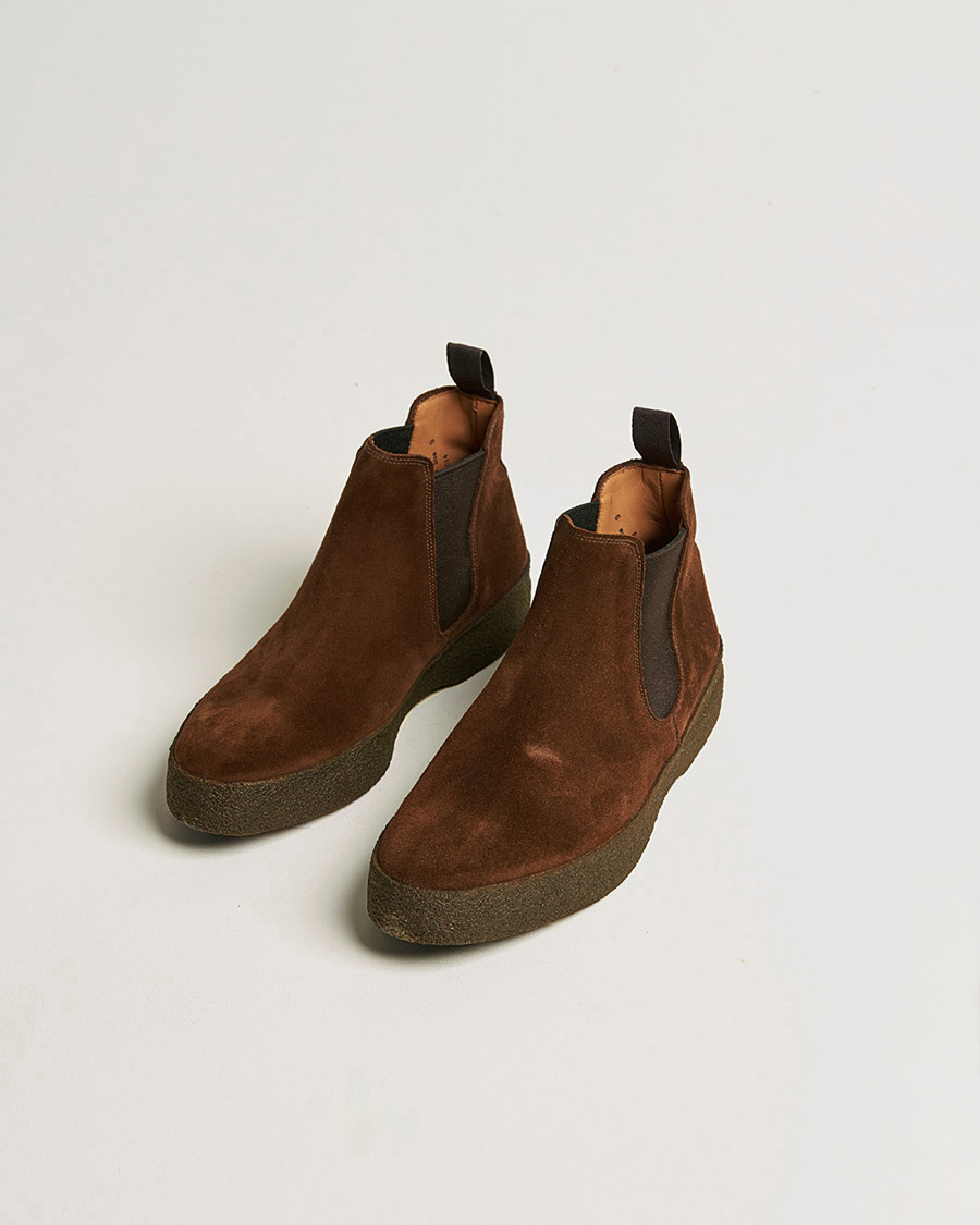 Men | Boots | Sanders | Adam Chelsea Boot Polo Snuff Suede